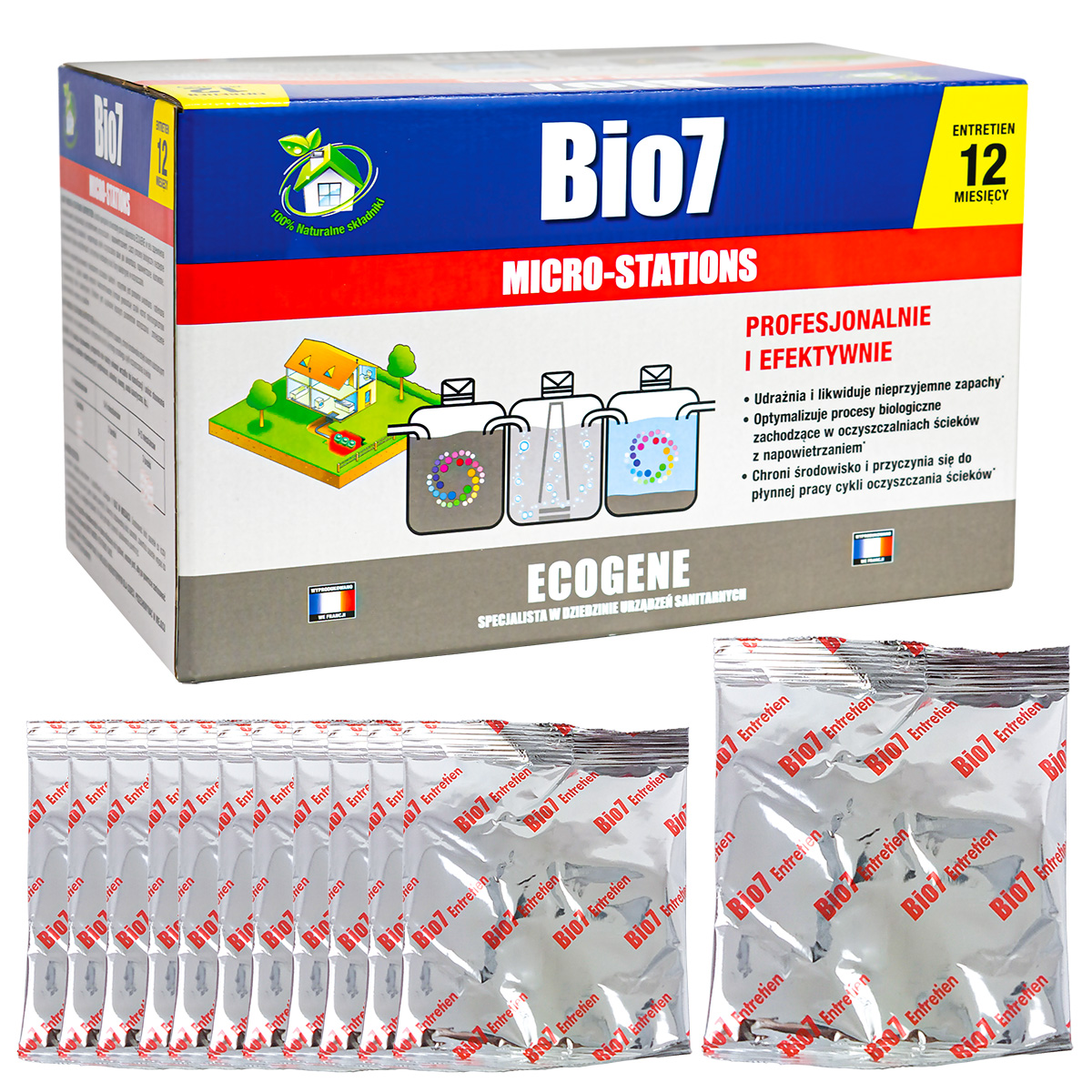 Bio 7 microstations w saszetkach na rok